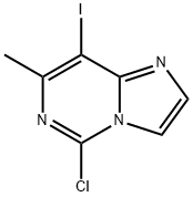 5-chloro-8-iodo-7-methylimidazo[1,2-c]pyrimidine Struktur