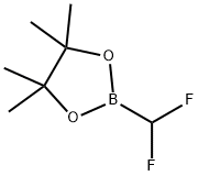 1,3,2-Dioxaborolane, 2-(difluoromethyl)-4,4,5,5-tetramethyl- Struktur