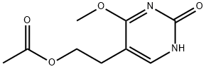 2(1H)-Pyrimidinone, 5-[2-(acetyloxy)ethyl]-4-methoxy-