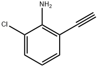 2-Chloro-6-ethynylaniline Struktur