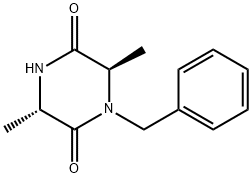 2,5-Piperazinedione, 3,6-dimethyl-1-(phenylmethyl)-, (3S,6R)-