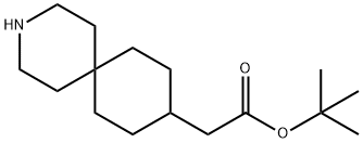 1,1-Dimethylethyl 3-azaspiro[5.5]undecane-9-acetate Struktur