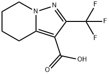 2-(trifluoromethyl)-4H,5H,6H,7H-pyrazolo[1,5-a]pyridine-3-carboxylic acid Struktur