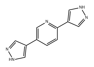 Pyridine, 2,5-di-1H-pyrazol-4-yl- Struktur