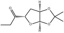 1-[(3aR,5S,6aR)-Tetrahydro-2,2-dimethylfuro[2,3-d]-1,3-dioxol-5-yl]-1-propanone Struktur