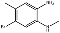 5-bromo-N1,4-dimethylbenzene-1,2-diamine Struktur