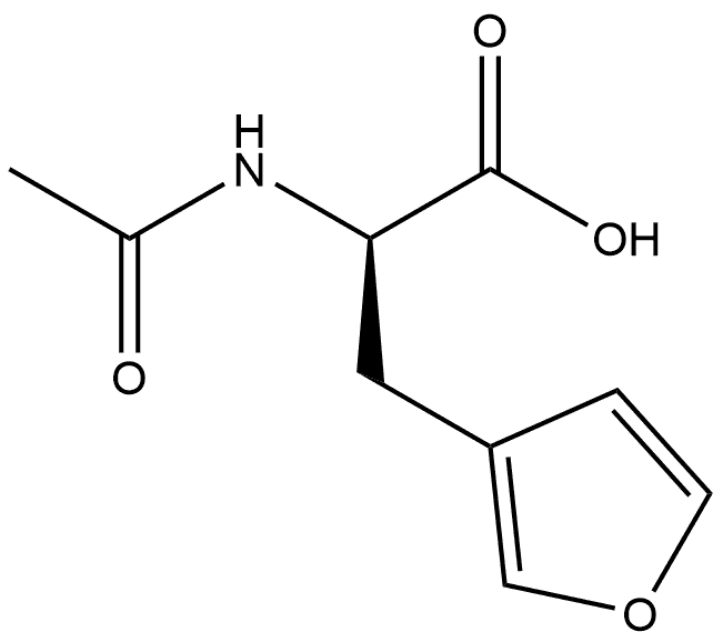 N-AC-R-3-呋喃基丙氨酸, 264903-52-8, 結構式