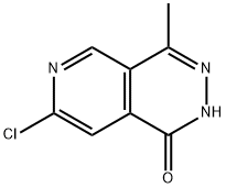 Pyrido[3,4-d]pyridazin-1(2H)-one, 7-chloro-4-methyl- Struktur