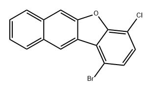 Benzo[b]naphtho[2,3-d]furan, 1-bromo-4-chloro- Struktur