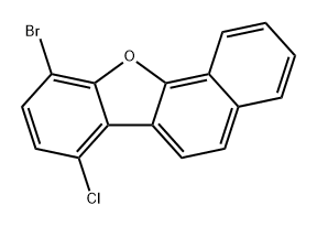 Benzo[b]naphtho[2,1-d]furan, 10-bromo-7-chloro- Struktur