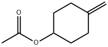 Cyclohexanol, 4-methylene-, 1-acetate Struktur