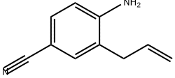 Benzonitrile, 4-amino-3-(2-propen-1-yl)- Struktur