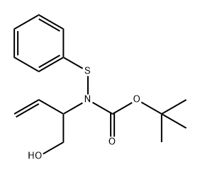 Carbamic acid, N-[1-(hydroxymethyl)-2-propen-1-yl]-N-(phenylthio)-, 1,1-dimethylethyl ester