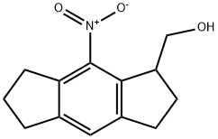 s-Indacene-1-methanol, 1,2,3,5,6,7-hexahydro-8-nitro- Struktur