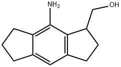 s-Indacene-1-methanol, 8-amino-1,2,3,5,6,7-hexahydro- Struktur