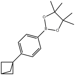 1,3,2-Dioxaborolane, 2-(4-bicyclo[1.1.1]pent-1-ylphenyl)-4,4,5,5-tetramethyl- Struktur