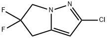 2-Chloro-5,5-difluoro-5,6-dihydro-4H-pyrrolo[1,2-b]pyrazole Struktur