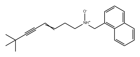 Naphthalene, 1-[[(6,6-dimethyl-2-hepten-4-yn-1-yl)methyloxidoamino]methyl]- Struktur