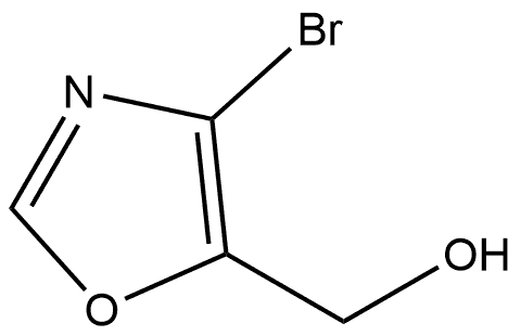 5-Oxazolemethanol, 4-bromo- Struktur