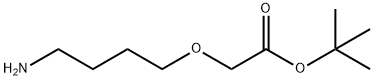 Acetic acid, 2-(4-aminobutoxy)-, 1,1-dimethylethyl ester Struktur