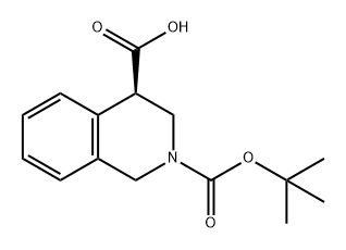 2,4(1H)-Isoquinolinedicarboxylic acid, 3,4-dihydro-, 2-(1,1-dimethylethyl) ester, (4R)- Struktur