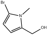 1H-Pyrrole-2-methanol, 5-bromo-1-methyl- Struktur