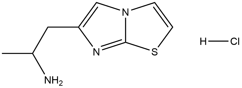 1-(Imidazo[2,1-b]thiazol-6-yl)propan-2-amine hydrochloride Struktur