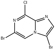 3,6-Dibromo-8-chloro-imidazo[1,2-a]pyrazine Struktur