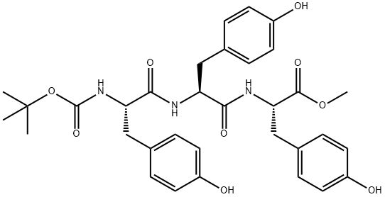 L-Tyrosine, N-[(1,1-dimethylethoxy)carbonyl]-L-tyrosyl-L-tyrosyl-, methyl ester