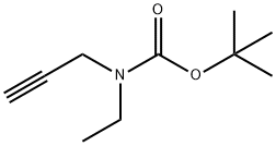 Carbamic acid, N-ethyl-N-2-propyn-1-yl-, 1,1-dimethylethyl ester Struktur