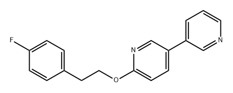 3,3'-Bipyridine, 6-[2-(4-fluorophenyl)ethoxy]- Struktur