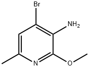 3-Pyridinamine, 4-bromo-2-methoxy-6-methyl- Struktur