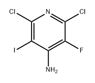 4-Pyridinamine, 2,6-dichloro-3-fluoro-5-iodo- Struktur