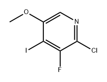 Pyridine, 2-chloro-3-fluoro-4-iodo-5-methoxy- Struktur