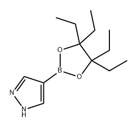 1H-Pyrazole, 4-(4,4,5,5-tetraethyl-1,3,2-dioxaborolan-2-yl)- Struktur