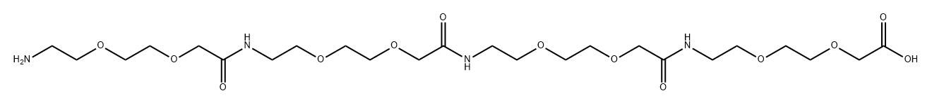 Acetic acid, 2-[(32-amino-7,16,25-trioxo-3,9,12,18,21,27,30-heptaoxa-6,15,24-triazadotriacont-1-yl)oxy]- Struktur