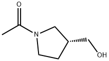 Ethanone, 1-[(3R)-3-(hydroxymethyl)-1-pyrrolidinyl]- Struktur