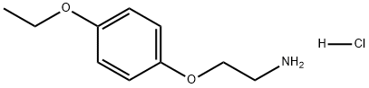 Ethanamine, 2-(4-ethoxyphenoxy)-, hydrochloride (1:1) Struktur