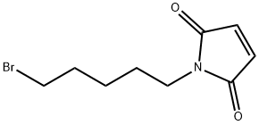 1H-Pyrrole-2,5-dione, 1-(5-bromopentyl)- Struktur