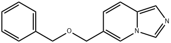 Imidazo[1,5-a]pyridine, 6-[(phenylmethoxy)methyl]- Struktur