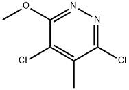 3,5-Dichloro-6-methoxy-4-methylpyridazine Struktur