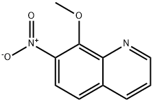 Quinoline, 8-methoxy-7-nitro- Struktur