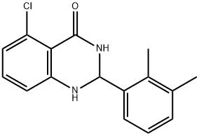 4(1H)-Quinazolinone, 5-chloro-2-(2,3-dimethylphenyl)-2,3-dihydro- Struktur