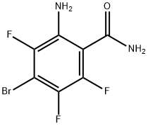 Benzamide, 2-amino-4-bromo-3,5,6-trifluoro- Struktur