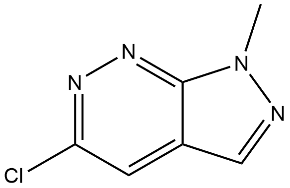 5-chloro-1-methyl-1H-pyrazolo[3,4-c]pyridazine Struktur