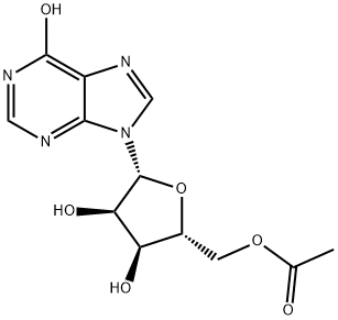 Inosine, 5'-acetate Struktur