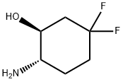 (1S,2S)-2-Amino-5,5-difluoro-cyclohexanol Struktur