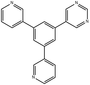 Pyrimidine, 5-(3,5-di-3-pyridinylphenyl)- Struktur