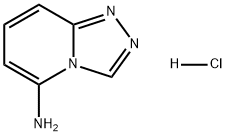 1,2,4-Triazolo[4,3-a]pyridin-5-amine, hydrochloride (1:1) Structure