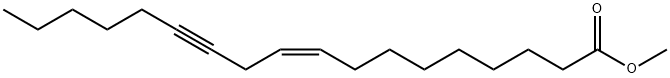 9-Octadecen-12-ynoic acid, methyl ester, (9Z)- Struktur